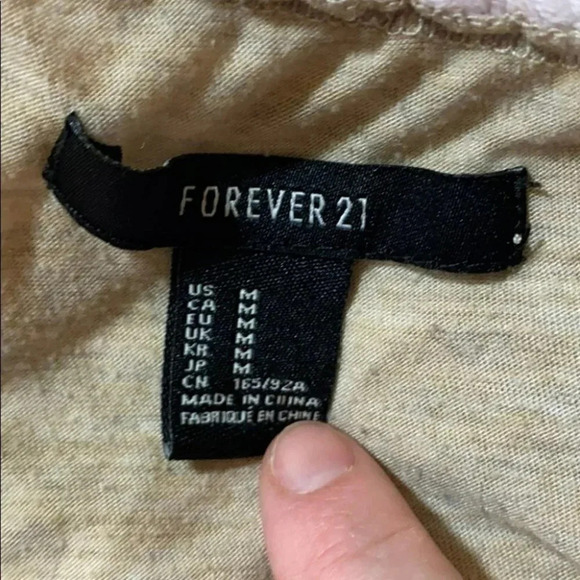 Forever 21 M Young Heart Run Free‎ racer Crop tank - Picture 5 of 6